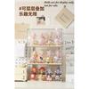 2PC Blind Box Storage Display Stand Acrylic Transparent Lego Hand-made Decoration Display Cabinet  Dust-proof Display Box