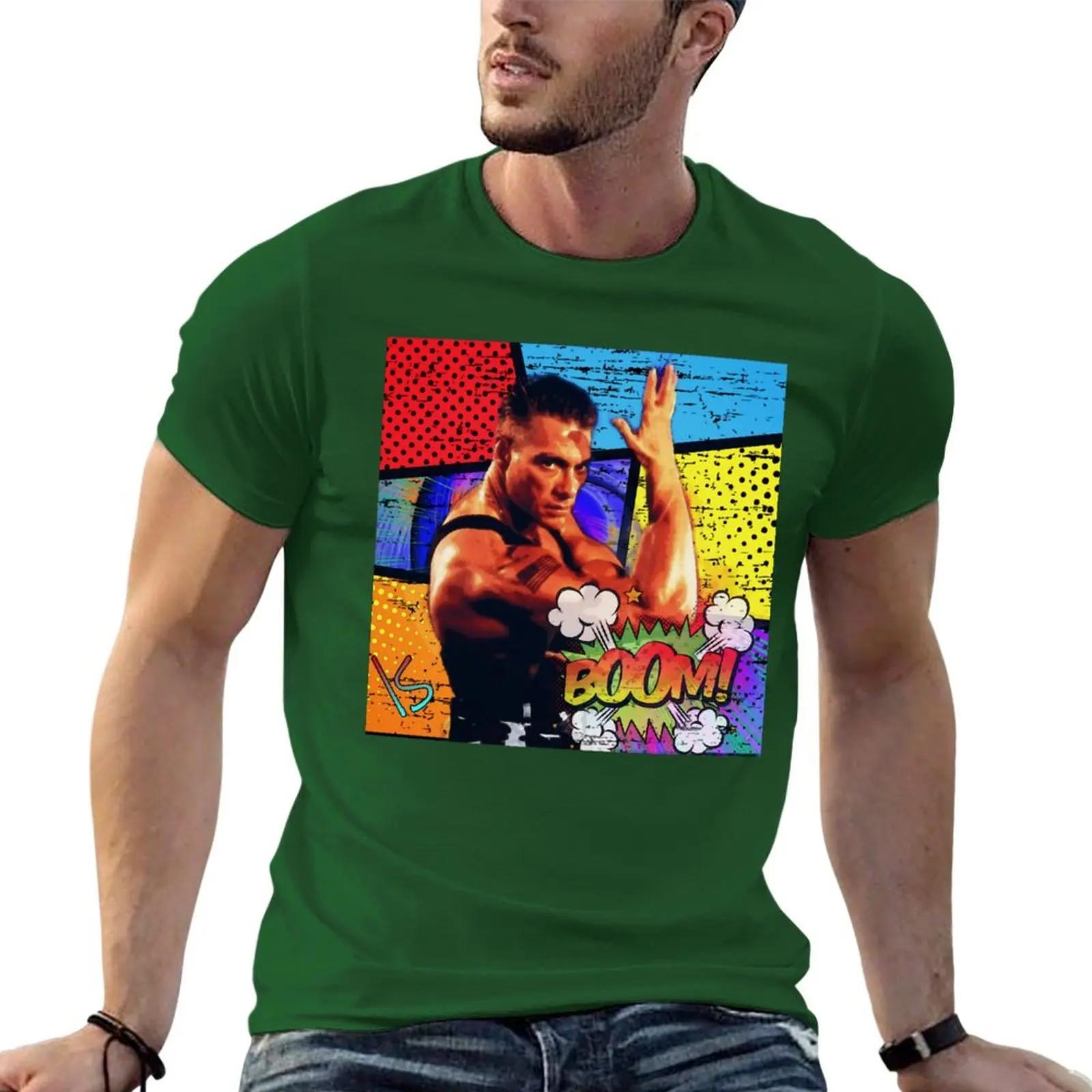 

Jean Claude Van Damme T-Shirt boys animal print graphic tee shirt mens funny t shirts 4XL
