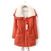 Thickened Women's Cotton Coat Women's Mid To Long Lamb Wool Cotton Coat Winter Coat Plus Size