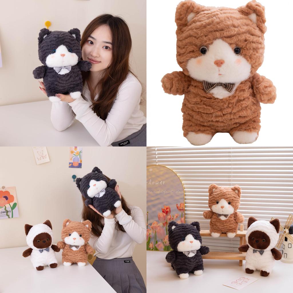 Adorable 8 Inch And 9 Inch Plush Cat Toy Doll Perfect For Weddings And Gifts