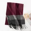 Plaid Scarf for Women 100% Wool Shawl All-Match Tassel Warm Comfortable Luxury Clothes New Fashion Autumn Winter Scarves