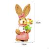 Bunny Figurine, DIY Material Package, Rabbit Statue, Parent Child Cute Easter Gift, Handmade Cartoon