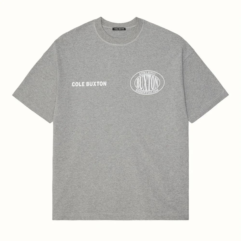 American High Street COLE BUXTON Tops Label Minimalist Letter Print Casual Couple Shirt Loose Cotton Short Sleeved T-shirt