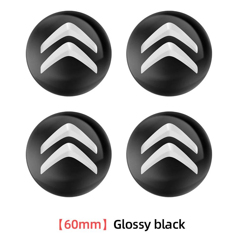 4pcs 56mm 60mm 65mm Car Wheel Center Hub Cap Sticker For Citroen C4 C3 Xsara C-Elysee C5 C1 DS3 DS5 Jumper Picasso Sega C-quatre Ait256