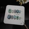 10Pcs Short Sweet and Cool Handmade Press On Nails Full Cover Design Round Head Fake Nail Artificial Manicure Wearable Nail Tips