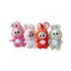 Standing Baby Three Plush Toy Keychain With Pp Cotton Filling For Girls And Teens