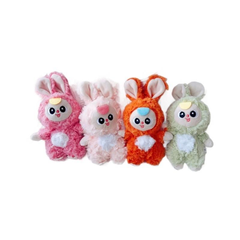 Standing Baby Three Plush Toy Keychain With Pp Cotton Filling For Girls And Teens