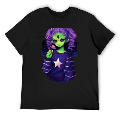 Alien Girl T-Shirt Graphics Oversized Big and Tall T Shirts for Men