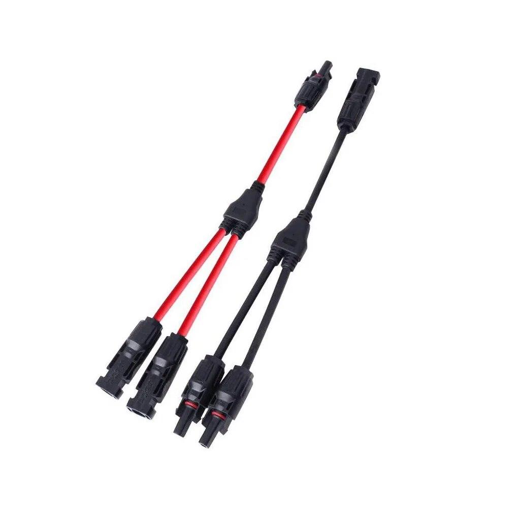 

Practical Solar Y-type Tee Connector Branch Adapter Distributor In-line Socket Photovoltaic Connectors Thlevel Parallel Connector