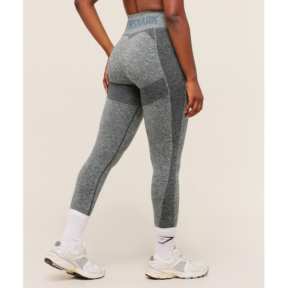 Gymshark Flex High Waisted Leggings Deep Petrol Blue White Marl B1a2q Uds5