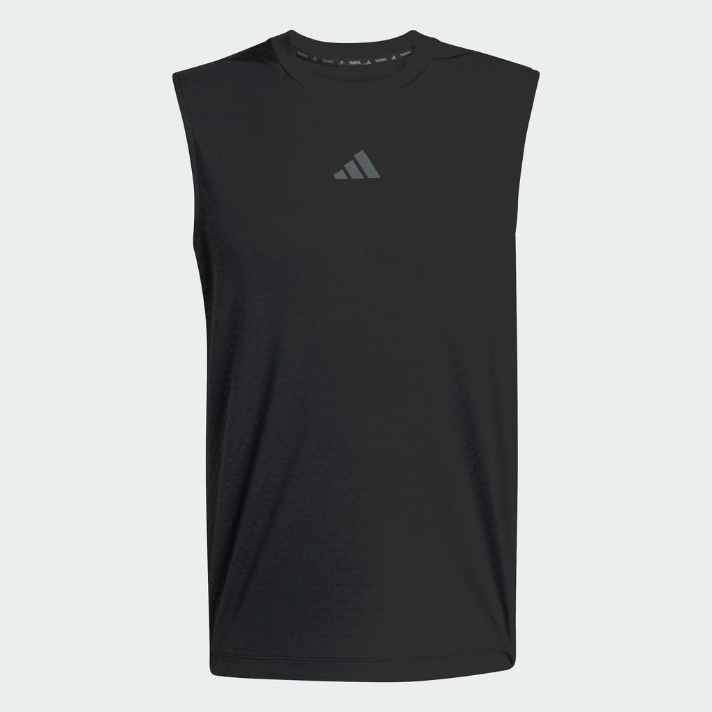 Adidas D4T Tank Tops Men's Black Crew Neck Moderate