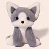 Flauschiger Fuchs Plüschkatzenspielzeug Eichhörnchen Zeichentricktier Baby Begleitpuppe Schreibtischornamente Serie Süßes Geburtstagsgeschenk für Kinder Freunde