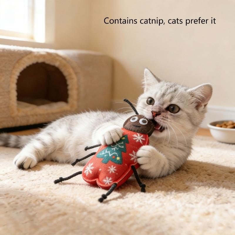 Kleine gefilzte Kakerlaken Katzenspielzeug Für das Spielen im Haus Hilft, Langeweile zu reduzieren und die Aktivität von Katzen zu fördern