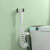 Grey/White Toilet Bidet Faucet Set Wall-mounted Sprayer Shower Faucet Nozzle Bathroom Toilet Flusher Bathe Clean Washer Tap