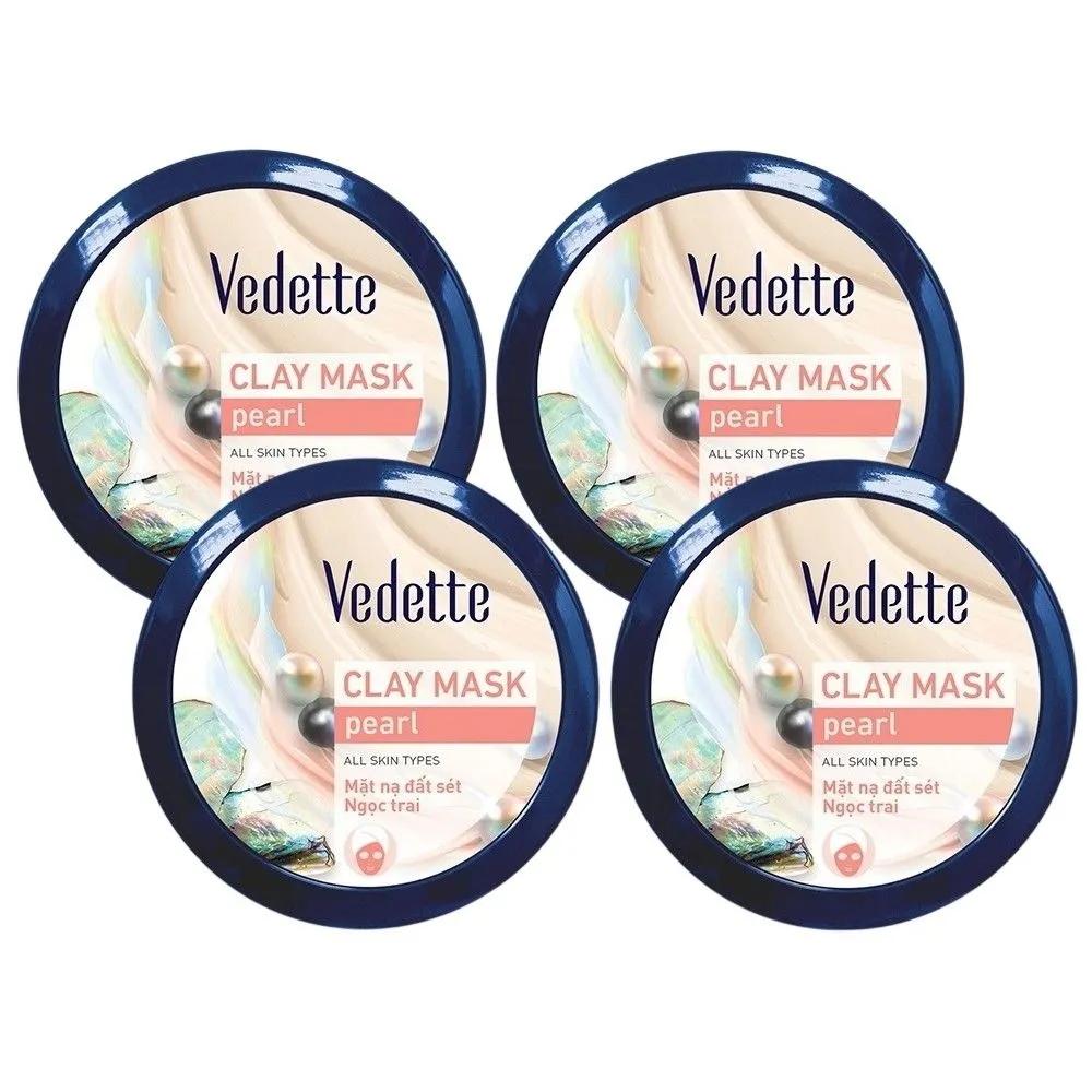 Vietnam Vedette Pearl Clay Mask 145g x 4 packs