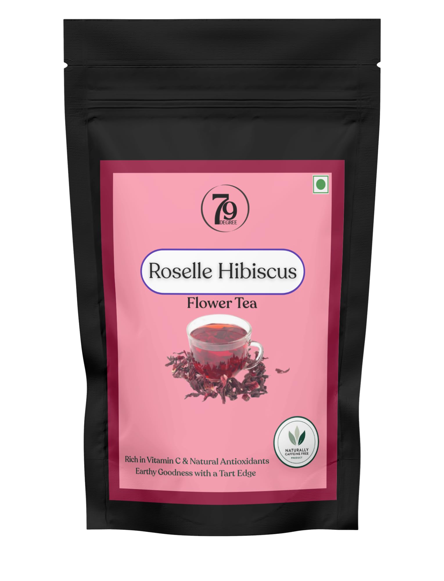 

79 Degree Roselle Hibiscus Tea | Caffeine-Free Herbal Tisane Rich in Antioxidants & Vitamin C | Tart & Refreshing Herbal Infusion for Skin G