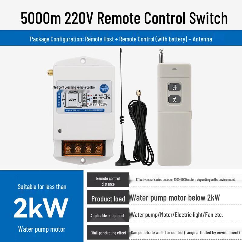 AEVYVKV Wireless Remote Control 2-Channel Switch