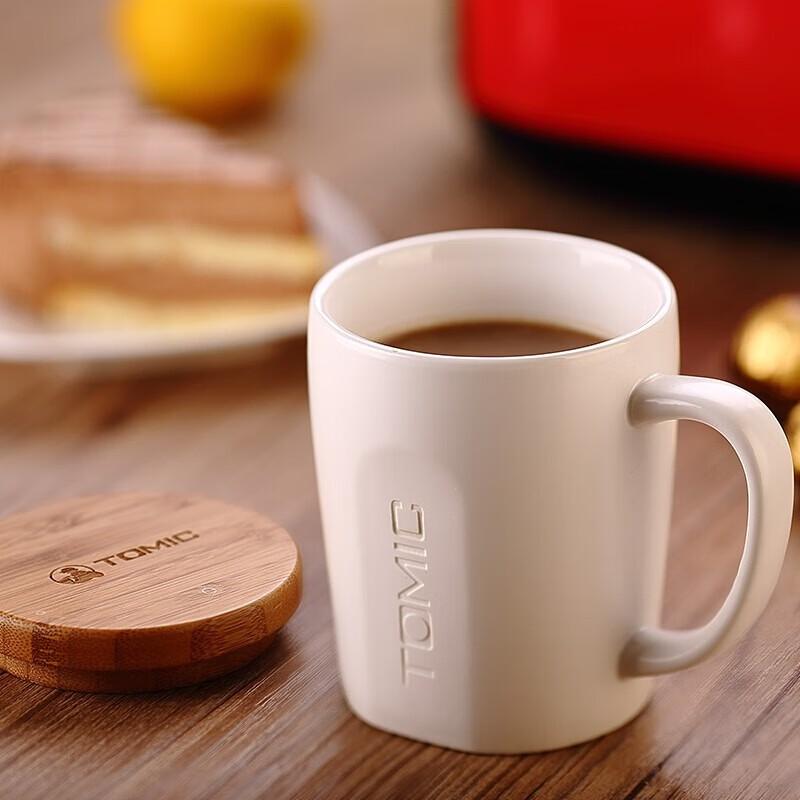 TOMIC Kreativ Keramisk Kaffemugg med Lock