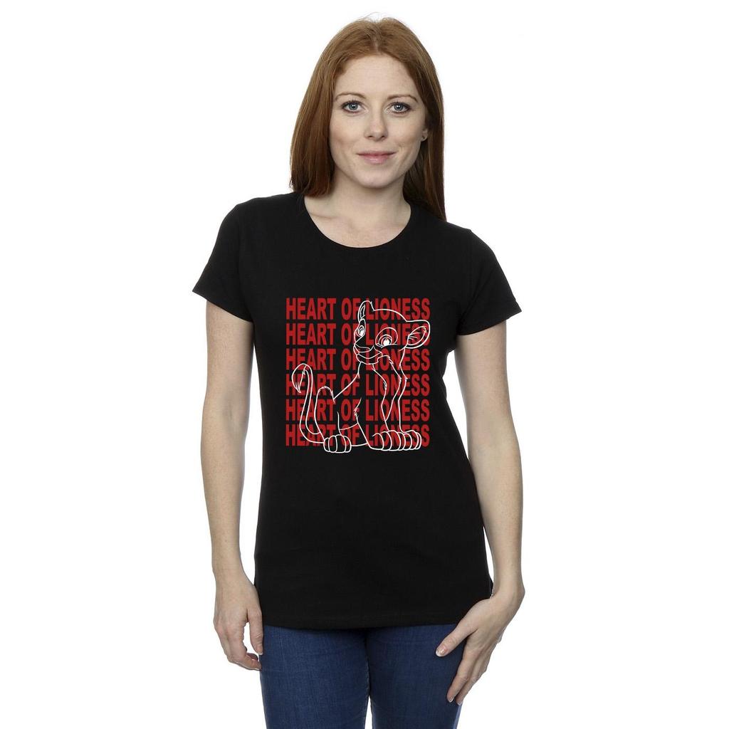 Disney Womens/Ladies The Lion King Heart Of A Lioness Cotton T-Shirt