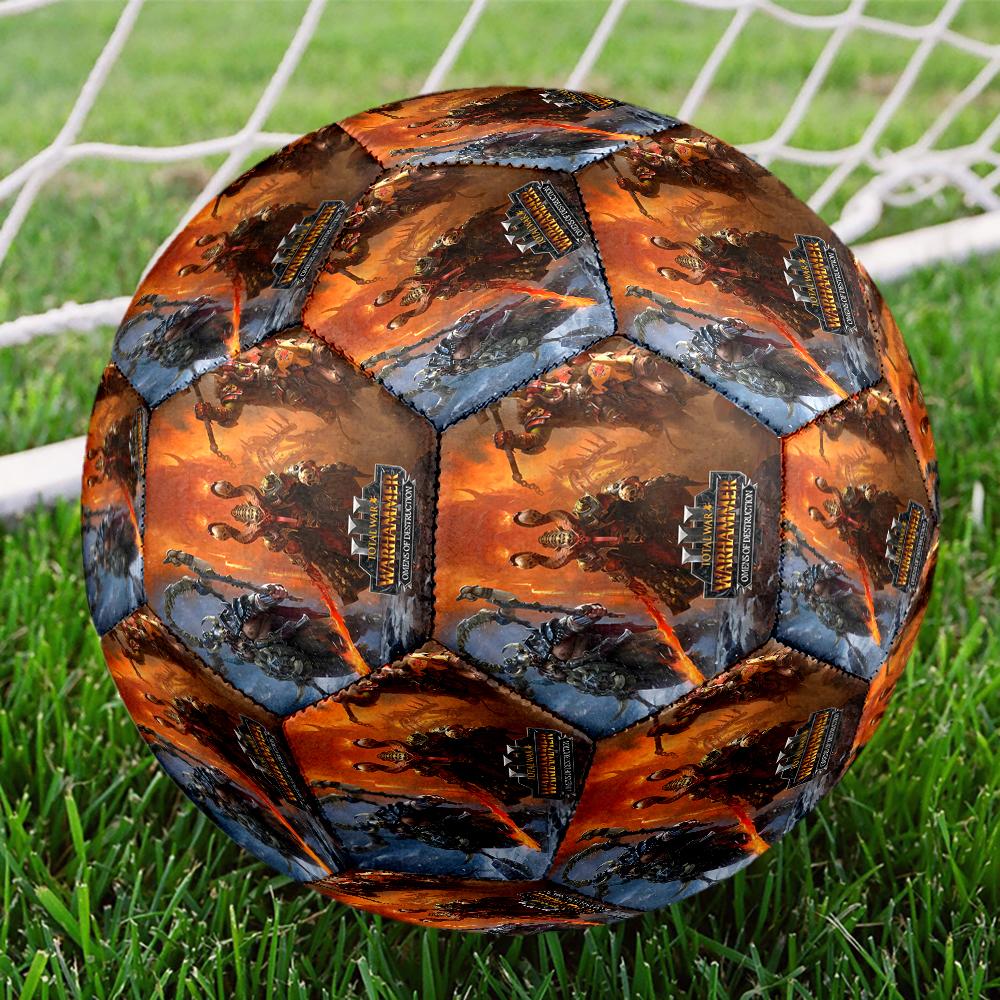 Total War Theme Size 5 Soccer Ball, Suitable for Both Indoor and Outdoor Matches, a Gift Suitable for Everyone.