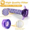2Pack Upgraded V8 Star Pre-Filters and Post Filters for Dyson V8 Origin Animal Handheld Cordless Stick Vacuum Cleaner New Version SV10 SV25 Dyson Car