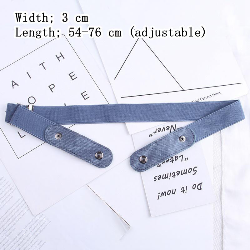 New Buckle-Free Elastic Invisible Belt For Jeans Belt Without Buckle Easy Belts Women Men Stretch No Hassle Belt