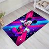 1pc Mickey Pattern Area Rug Soft Flannel Floor Mat for Living Room,Office,Bedroom and Carpet