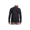 Nike Dri-FIT Logo Print Crew Neck Long Sleeve T-Shirt Men Tops Black FN0827-010