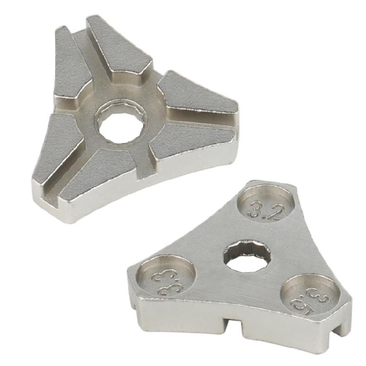 Square-Shaped Nipple Wrench 3 Size in One Truing Wrench Tools, 3.23/3.3/3.45mm