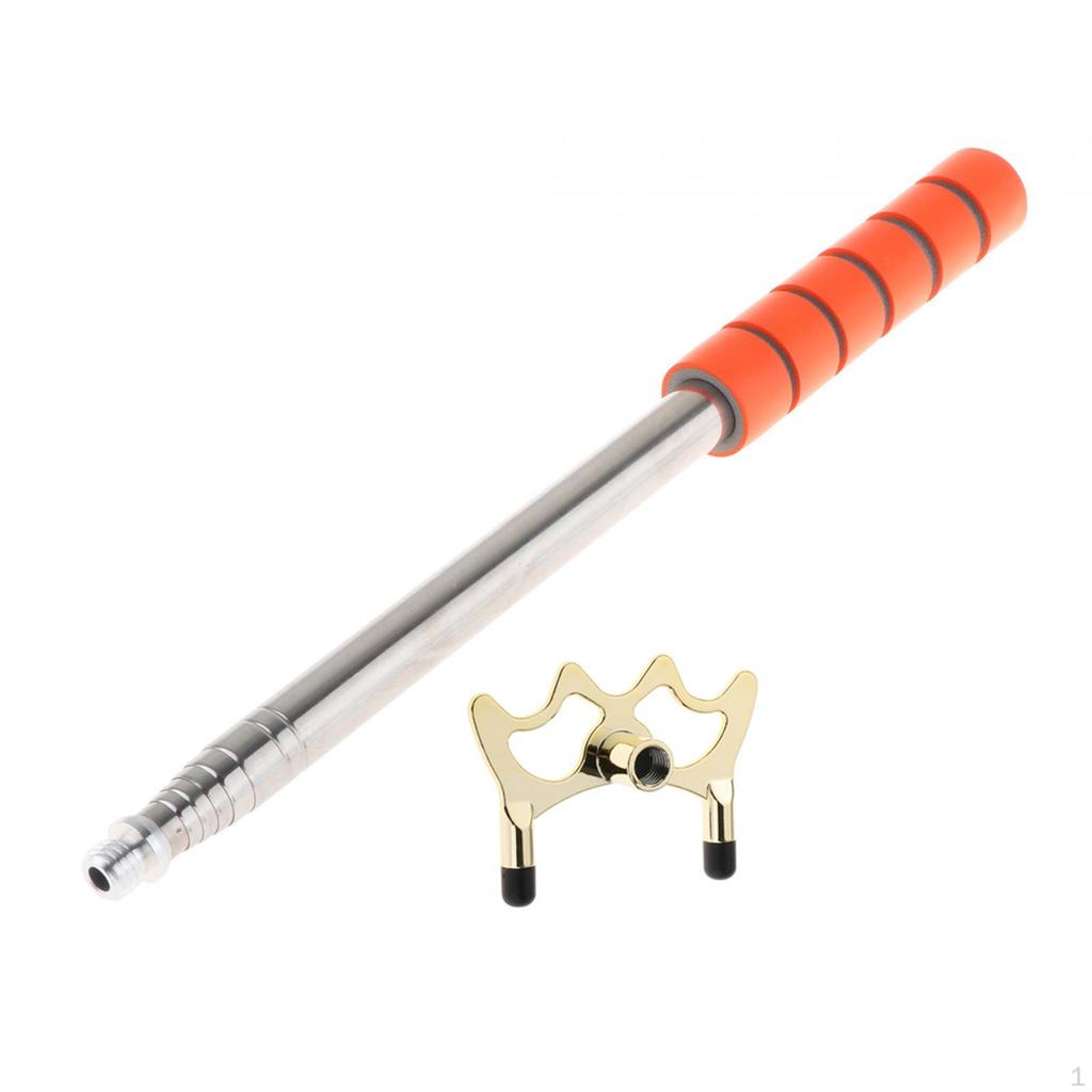 Tac de biliard retractabil Accesoriu punte Suport din oțel inoxidabil cu
