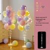 Glow-in-the-Dark Floor Balloons for Birthdays & Anniversaries, New Year’s Movable Stand