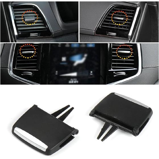 4Pcs Front Dashboard Side A/C Air Vent Outlet Tab Clip Replacement Kit Air Conditioning Vent Outlet Tab Clips For Volvo XC90 2014-2023