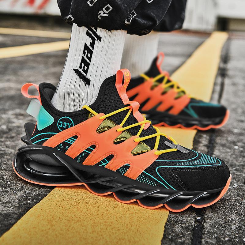 2025 new popcorn blade sole reflective gypsy tide shoes popular casual men's shoes Douyin men