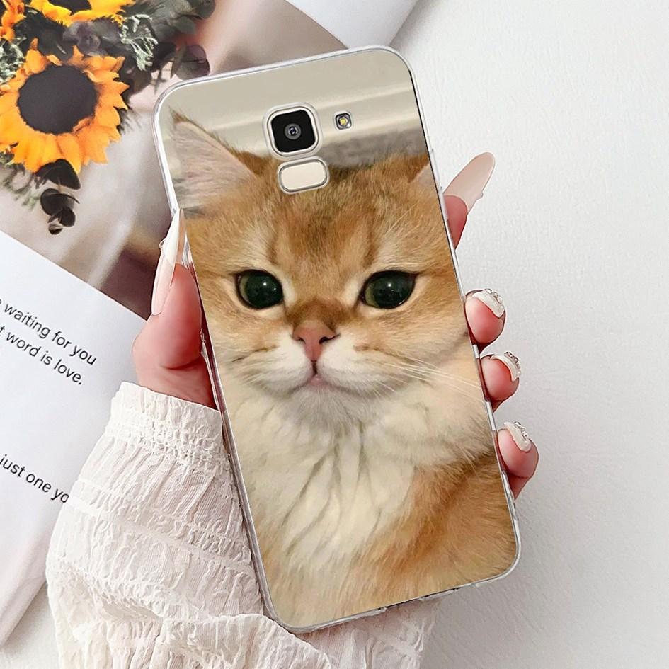 For Samsung Galaxy J6 2018 J600 SM-J600F Case Luxury Marble Dragon Soft Clear Silicone Phone Cover For Samsung J6 Plus J610 Capa