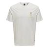 Only & Sons T-Shirt mit kurzen Ärmeln Manuel Life