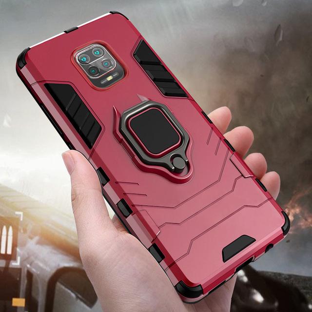 For Xiaomi Redmi Note 9S Case Magnetic Armor Ring Phone Cases For Redmi Note 8T 8 9 Pro Max 8 8A 10X 5G K30 Mi Note 10 Lite Pro Shockproof Cover Coque