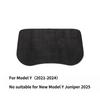 For Tesla Model 3/Y/3+ Trunk Mats Flocking Fabric Pad Front Rear Trunk Cargo Tray Storage Box Mat Car Flannel Cushion 2017-2024