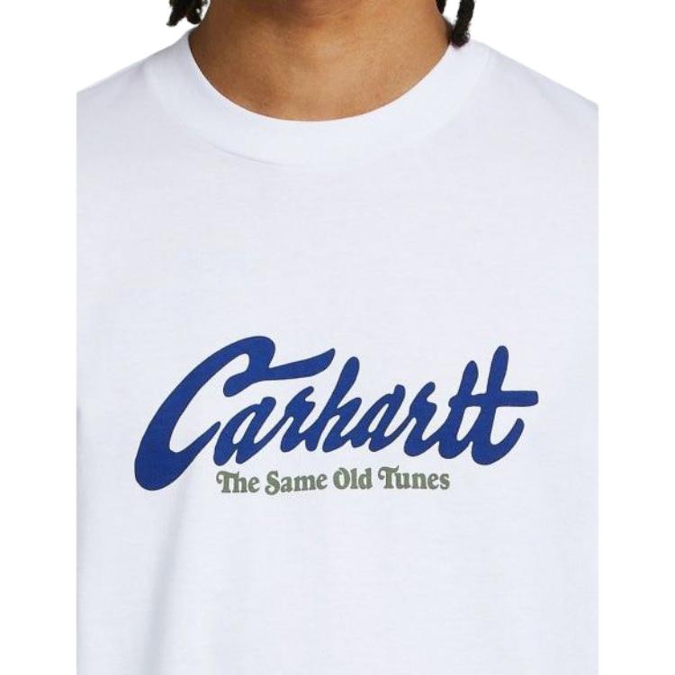 Carhartt WIP Logo Print Crew Neck Short Sleeve T-Shirt Men Tops I03142-302-XX