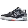 Louis Vuitton Trainer Sneakers 'Grey Black Crystals' 1AA6PR
