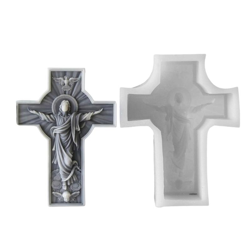 Creative Religious Silicone Mold Crafting Accessories Molds Candle Making Moulds Suitable for Home Decors Enthusiasts
