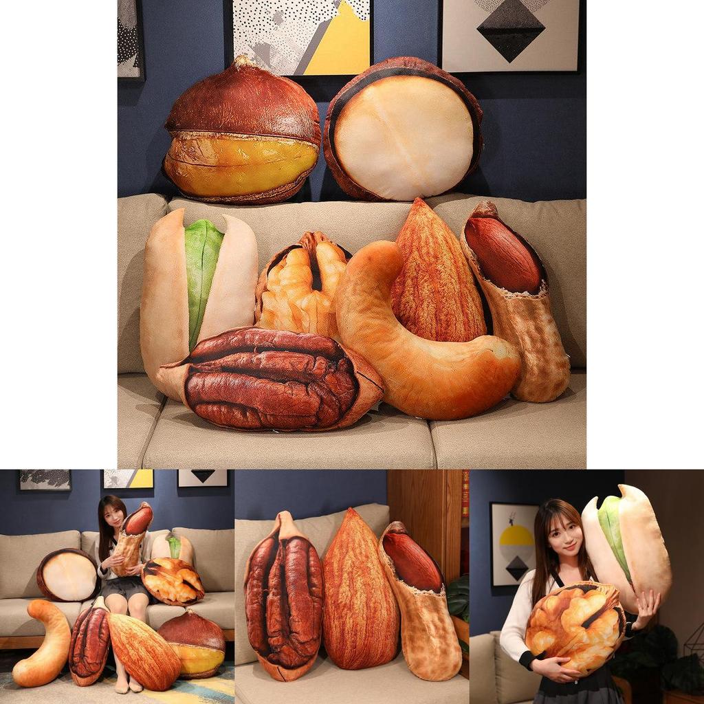 Pillows Almond Plush Toy For Kids Playroom Decor**