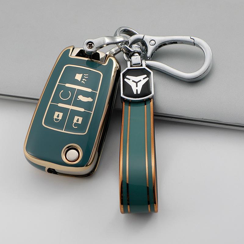 For Buick Yinglang Car Key Set GT LaCrosse Encora Folding Protective Case Chevrolet Malibu Buckle