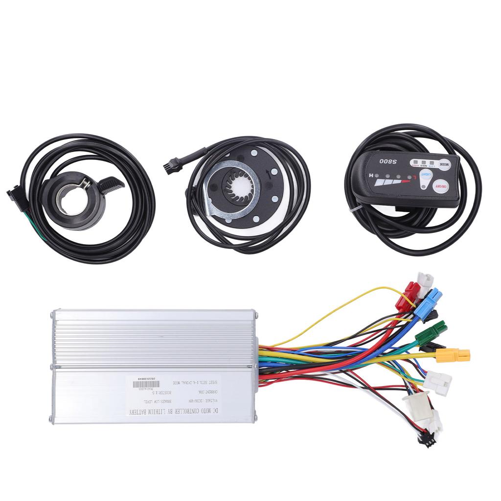 30A 1000W Motor Brushless Controller Kit Speed Controller Set with S800 Panel for Electric Bike Scooter