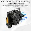 Hardened Steel Extruder Kit for 3D Printers - EARTH'S SURFACE, Dual Gear, High Torque, Built-in Sensor, for X1/P1 Series