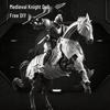 DIY Medieval Knight Model: Articulated Roman Warrior Assembly Toy for Boys