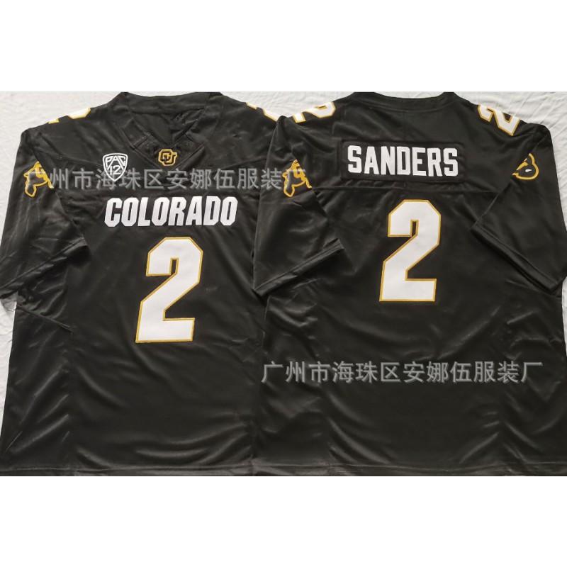 Colorado Buffaloes Football Jersey Mens Cotton Athletic Top Rugby Training Game Day Wear