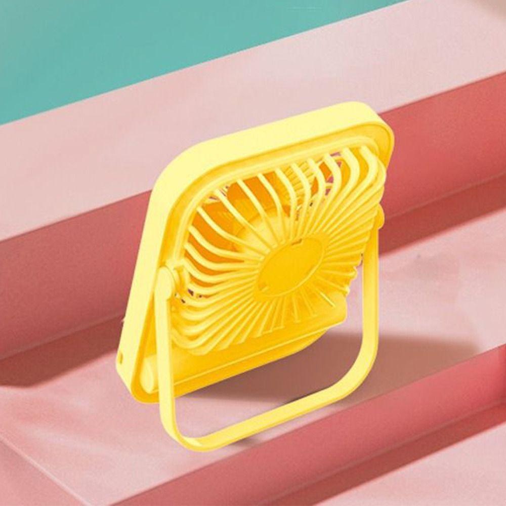 USB Charging Small Electric Fan 3 Speeds Personal Desk Fan Cooling Fan  Household Dormitory