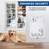Removable Panel Lockable Dog Cats Door Security Flap Door Plastic Animal Small Pet Cat Dog Gate Door for Gate Window