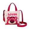 New Disney Strawberry Bear Series Durable Canvas Bag, Shoulder Bag, Crossbody Bag, Handbag Regular Women's Multicolor LW-MEG-47