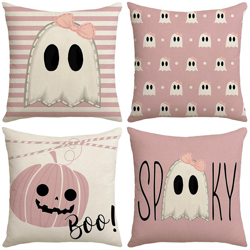 New Halloween Pillow Sofa Living Room Pillow Pillow Ghost Letter Print Pillow Cushion